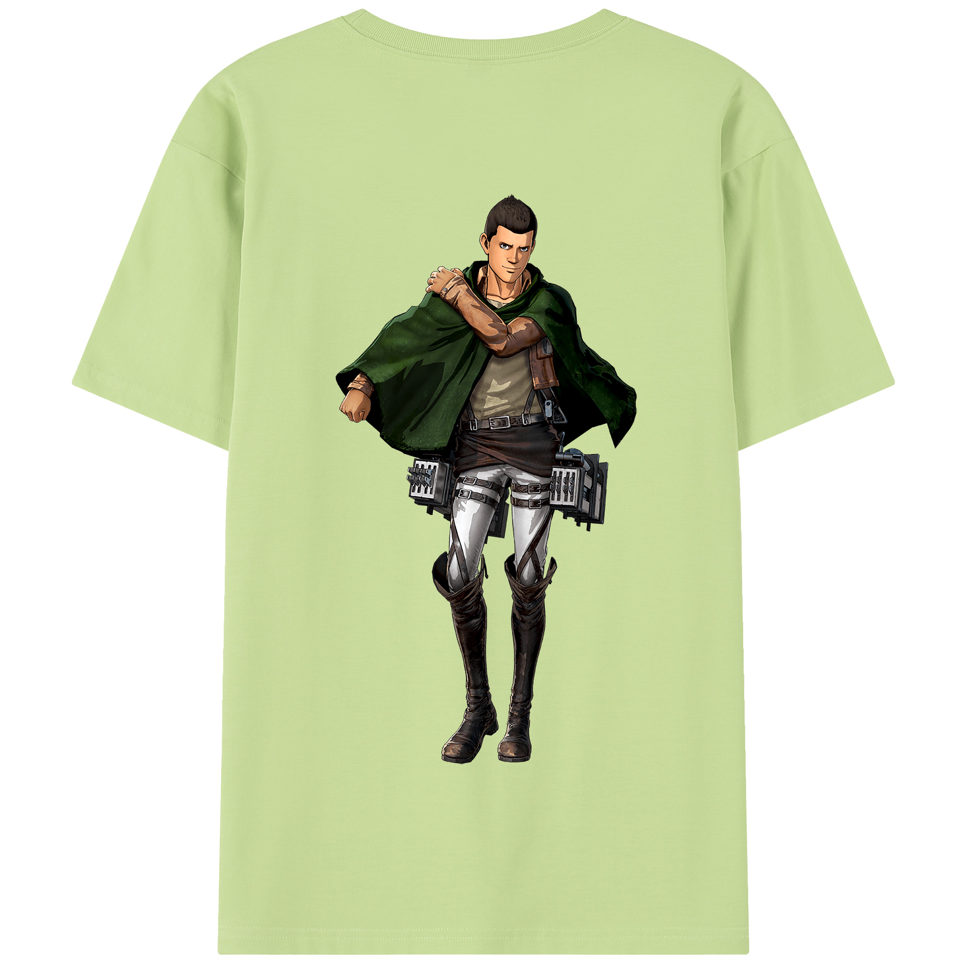 （画像用） 進撃の巨人 Attack on Titan 綿100％半袖Tシャツ（背面プリント）
